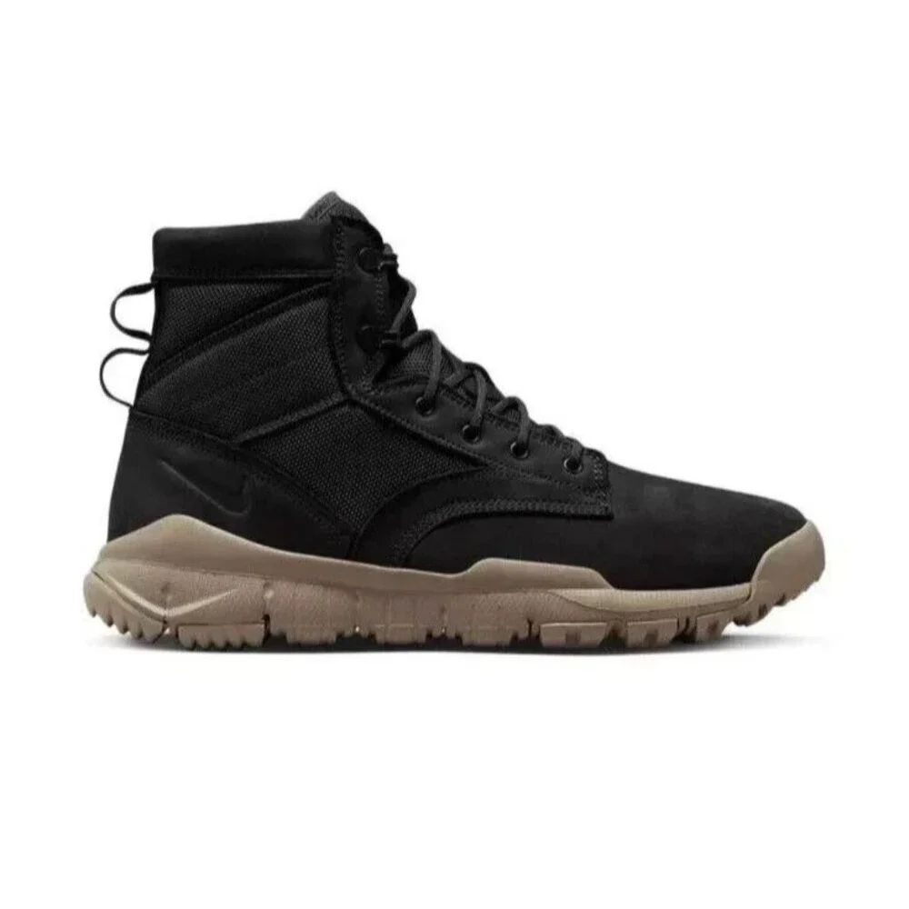 Nike SFB 6" NSW Black Light Taupe Leather Boots 862507-002 Men's US Size 7.5 New - Picture 3 of 8